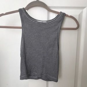 Cropped stripe shirt from Zara size small